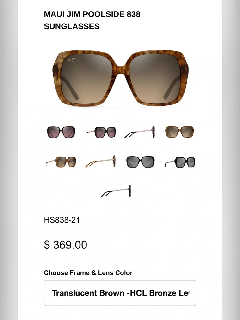 Maui Jim “Poolside” Sunglasses